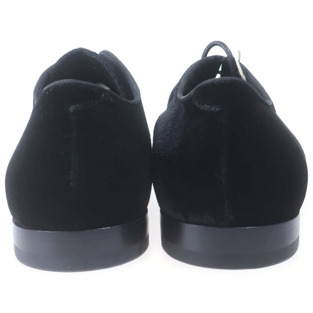 GIUSEPPE ZANOTTI(ジュゼッペ ザノッティ) Velvet Derby Shose ベルベット ダービー シューズ ブラック IU00088