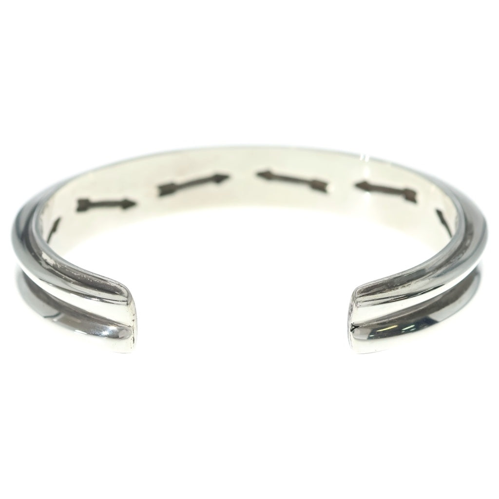 CODY SANDERSON(コディーサンダーソン) Double Braided Wire Plain Edge Bracelet ダブルブレードワイヤープレーンエッジブレスレットバングル シルバー