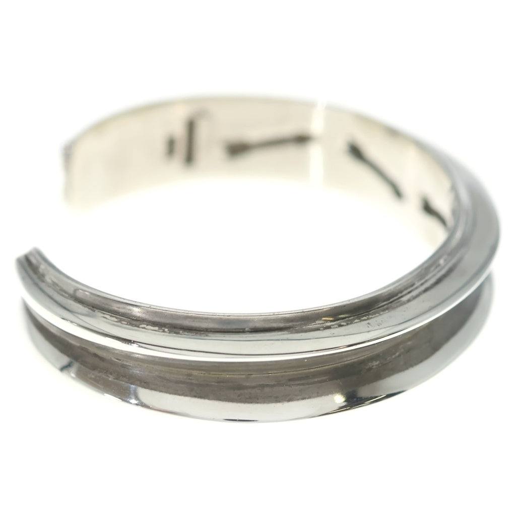 CODY SANDERSON(コディーサンダーソン) Double Braided Wire Plain Edge Bracelet ダブルブレードワイヤープレーンエッジブレスレットバングル シルバー