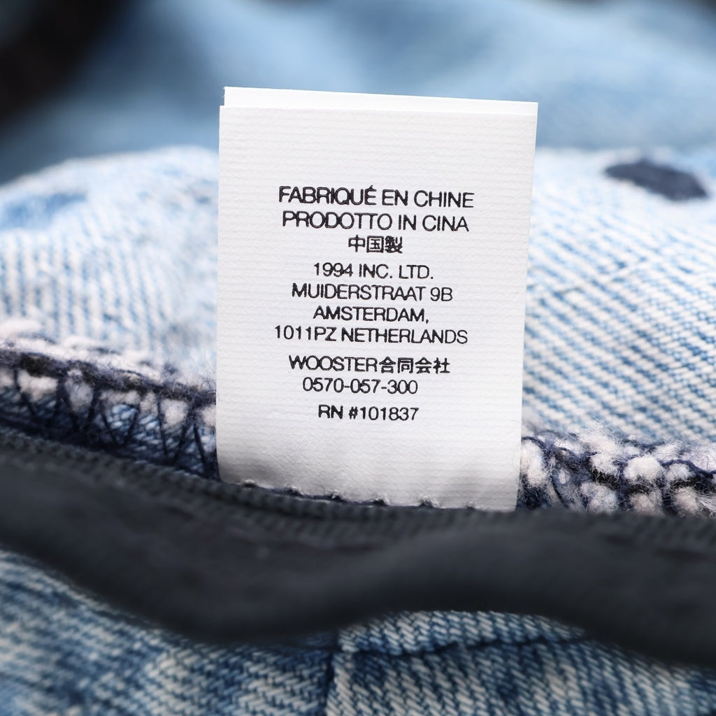 SUPREME(シュプリーム) 22SS Fade Jacquard Denim Crushe フェードジャガード デニムバケットハット 帽子 インディゴ