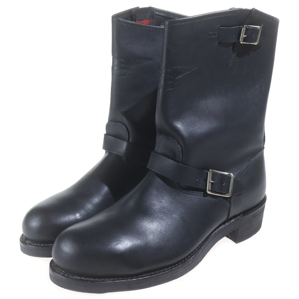 NO BRAND(ノーブランド) NASTY FEET ナスティーフィート ENGINEER BOOT レザーエンジニアブーツ ブラック 18738 18738