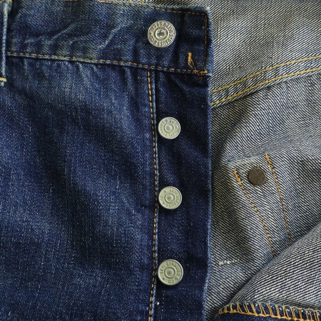 Levi's(リーバイス) 50-60S VINTAGE 501XX ギャラ入り 紙パッチ BIG E 均等V 通常R デニムパンツ インディゴ