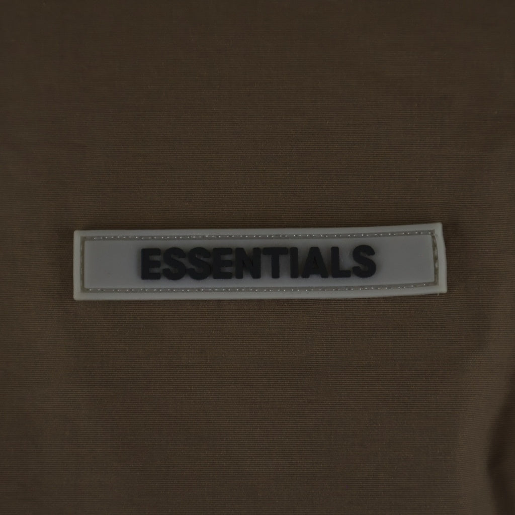 FEAR OF GOD ESSENTIALS(フィアオブゴッド エッセンシャルズ) PUFFER JACKET パファー ジップアップ ダウンジャケット ブラウン
