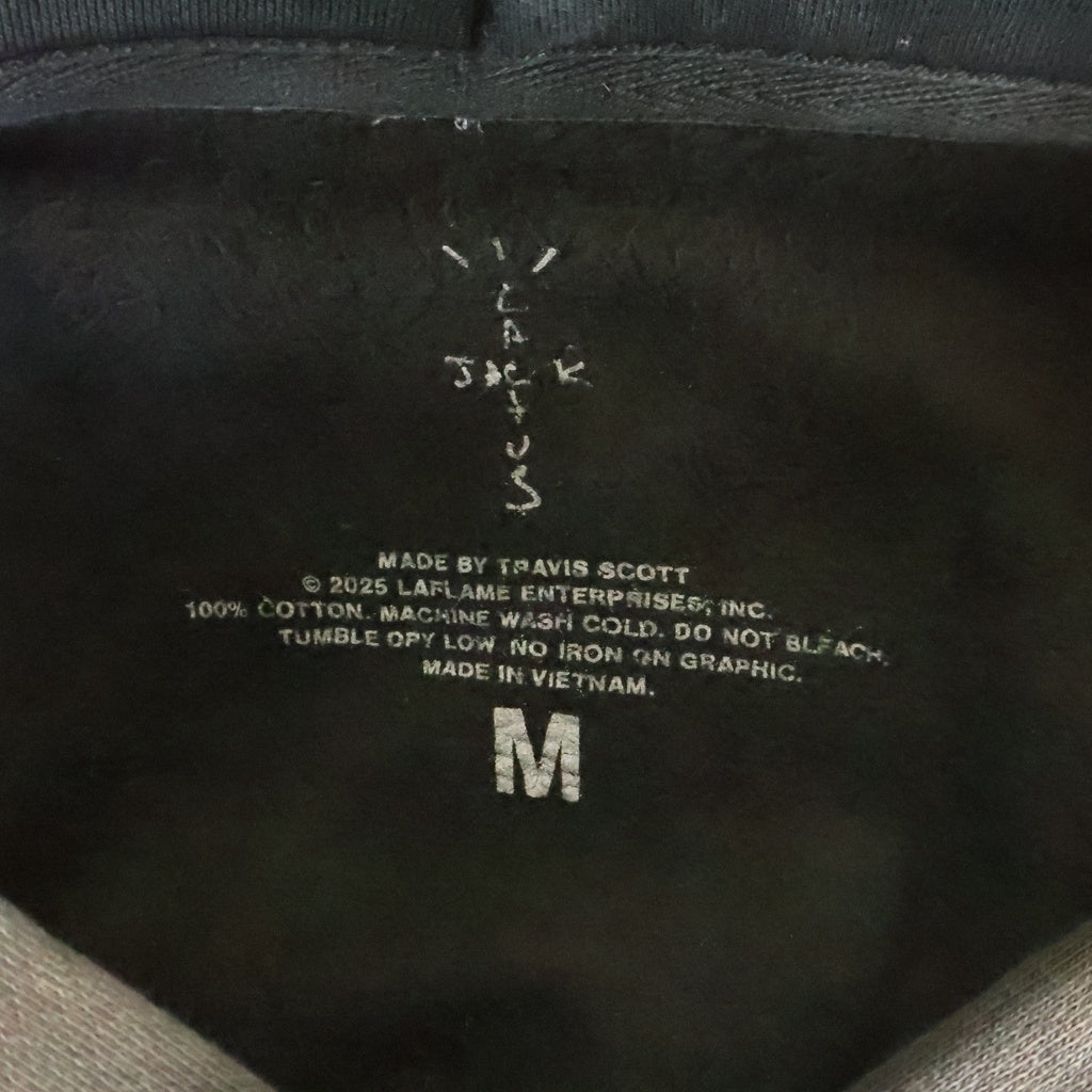 Cactus Jack(カクタスジャック) 4×4 HOODIE フーデット プルオーバー スウェット シャツ ブラック -