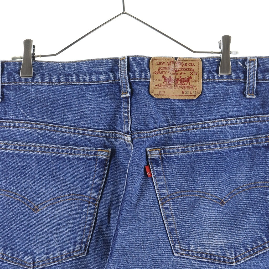 Levi's(リーバイス) 90S 517 ボタン裏513 ブーツカット デニム パンツ インディゴ 517‐0217 517‐0217