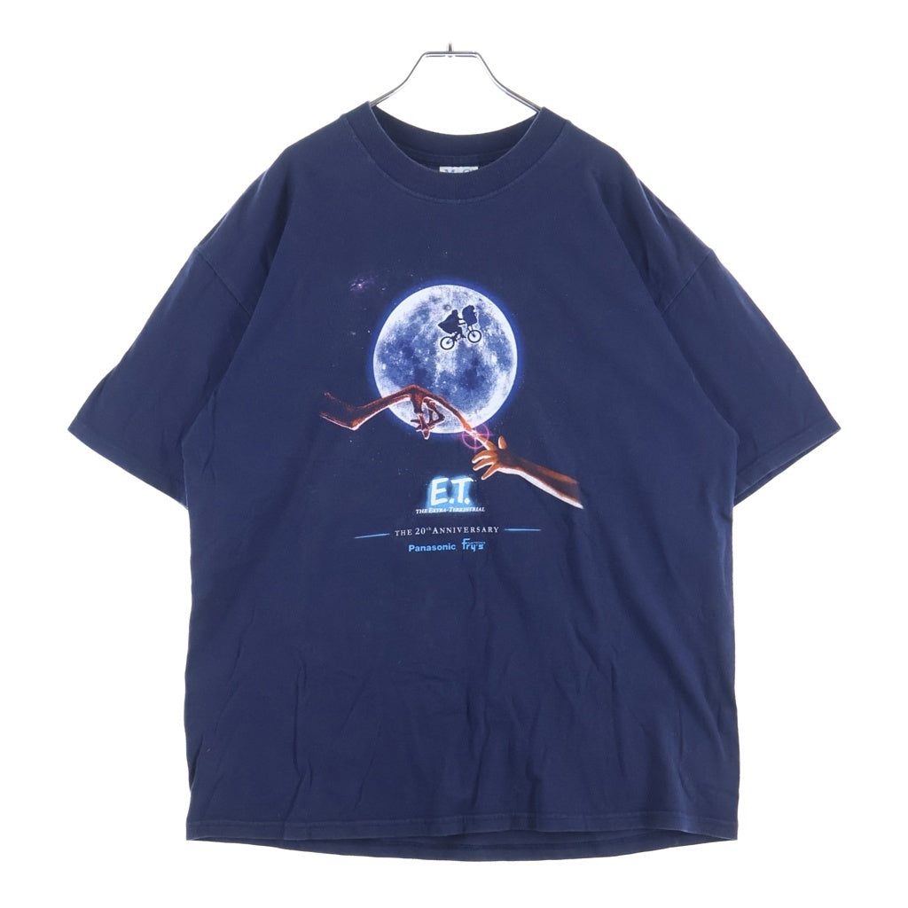 VINTAGE(ヴィンテージ) 00S ET THE 20th ANNIVERSARY M&O Knits 20週年 ムービー Tシャツ 半袖カットソー ネイビー ‐