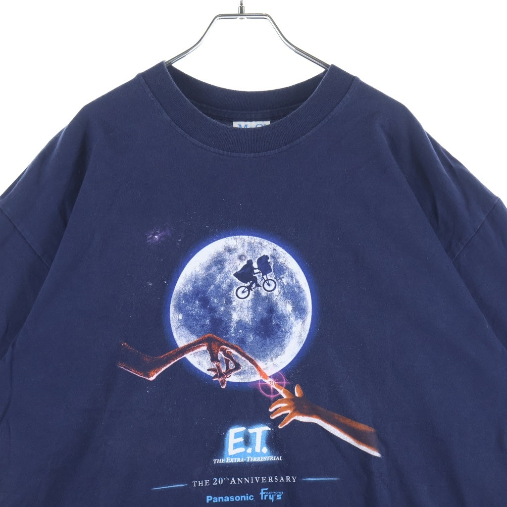 VINTAGE(ヴィンテージ) 00S ET THE 20th ANNIVERSARY M&O Knits 20週年 ムービー Tシャツ 半袖カットソー ネイビー ‐