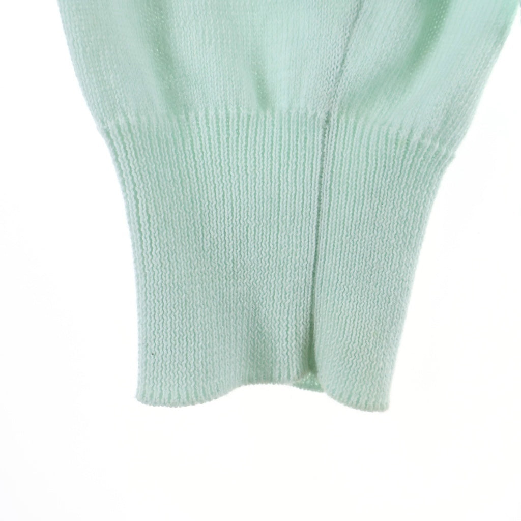 Maison Margiela(メゾンマルジェラ) 19SS エルボーパッチ Vネック カーディガン ライトグリーン S51HA0932 レディース