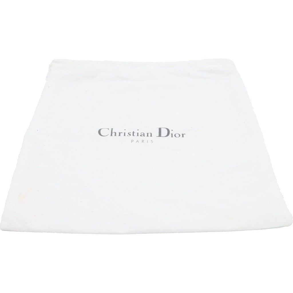 DIOR(ディオール) トロッター オブリーク キャンバス サドル ハンド バッグ ネイビー ‐ レディース