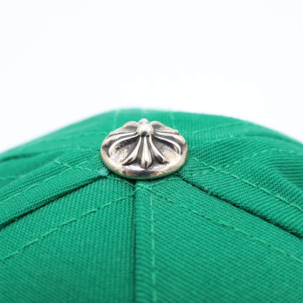 CHROME HEARTS(クロムハーツ) CHロゴ刺繍トラッカーキャップ 帽子 グリーン/イエロー ‐