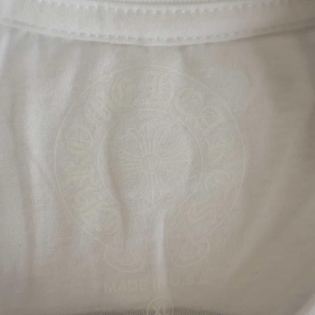 CHROME HEARTS(クロムハーツ) CH T-SHIRT LTD バックホースシュープリント 半袖Tシャツ ホワイト ‐
