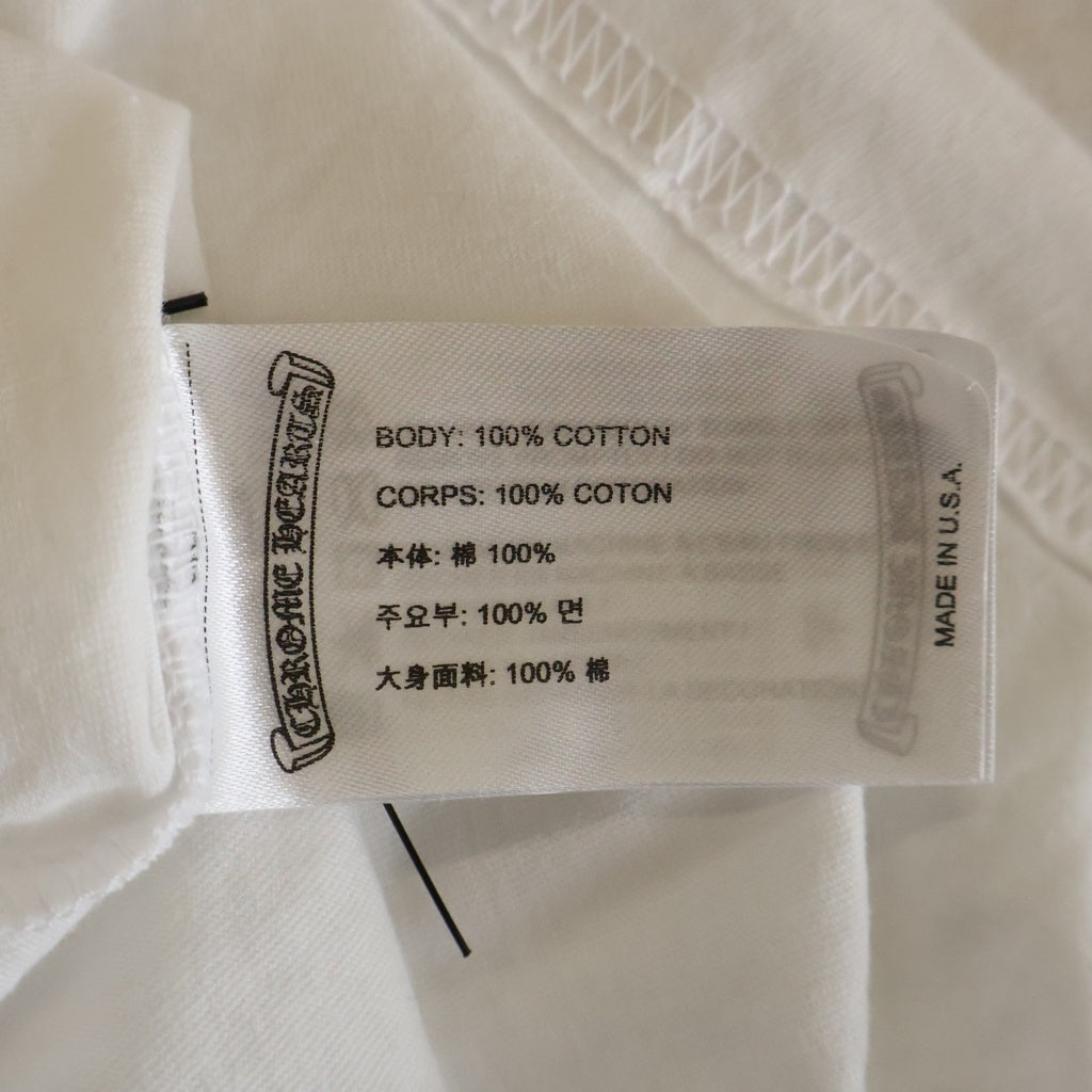 CHROME HEARTS(クロムハーツ) CH T-SHIRT LTD バックホースシュープリント 半袖Tシャツ ホワイト ‐