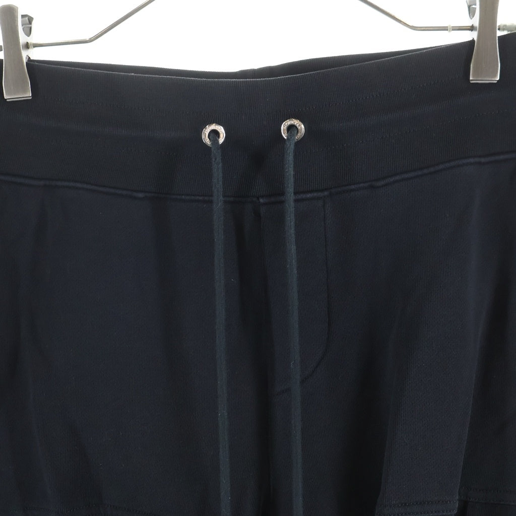 MONCLER(モンクレール) 18AW PANTALONE ダウンポケット スウェット ジョガー パンツ ブラック D20918700050 80473 D20918700050 80473