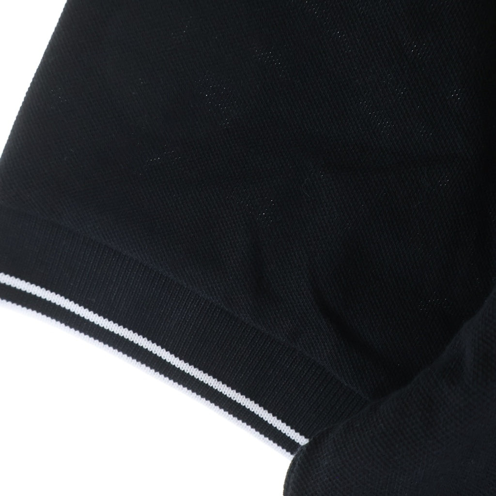 STONE ISLAND(ストーンアイランド) SLIM FIT ロゴ パッチ ポロシャツ ブラック L1S152100001S0E14 K2S152200C07S0018