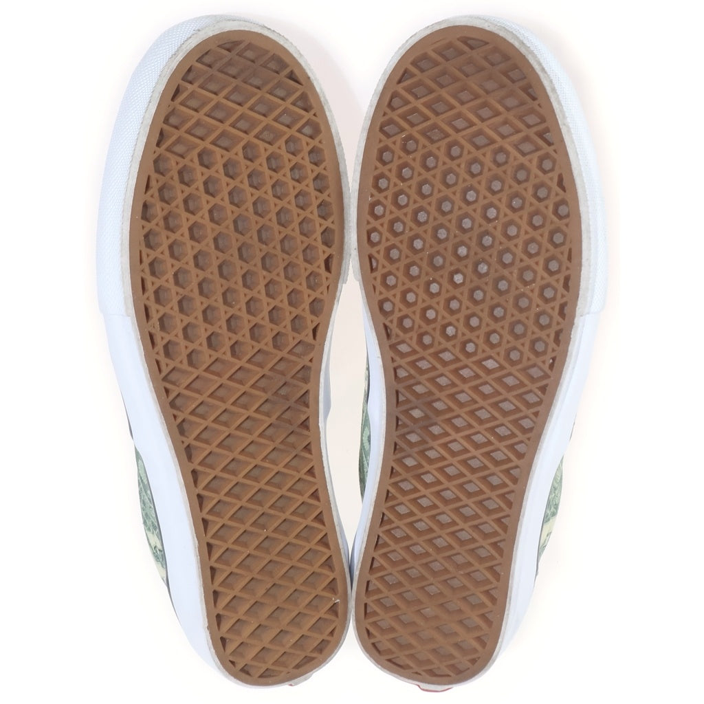 SUPREME(シュプリーム) 23SS ×VANS SKATE ERA DOLLER バンズ スケート エラ ダラー 総柄 ローカットスニーカー グリーン US9/27cm VN0A5FC9GRN VN0A5FC9GRN