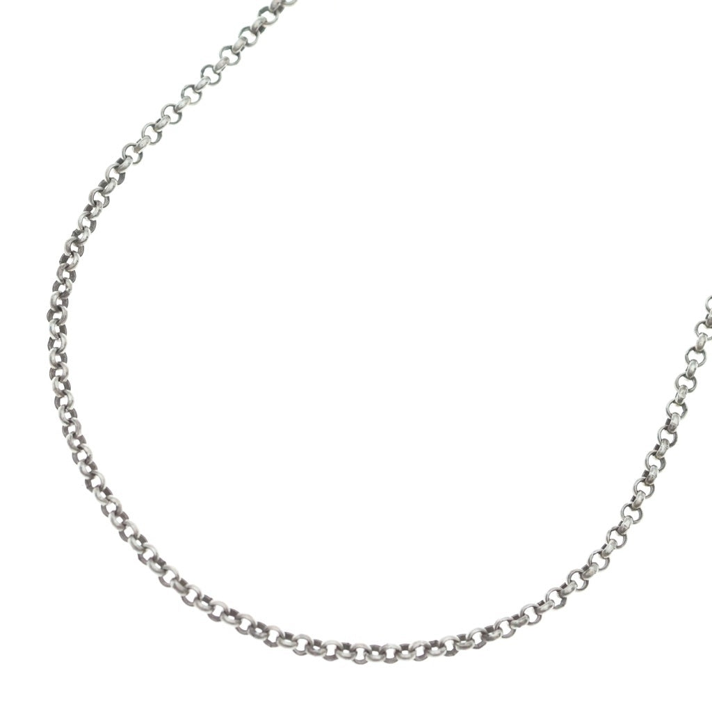 CHROME HEARTS(クロムハーツ) OLD NECKCHAIN R16 ロールチェーンネックレス 16inch シルバー オールド BCA082 -