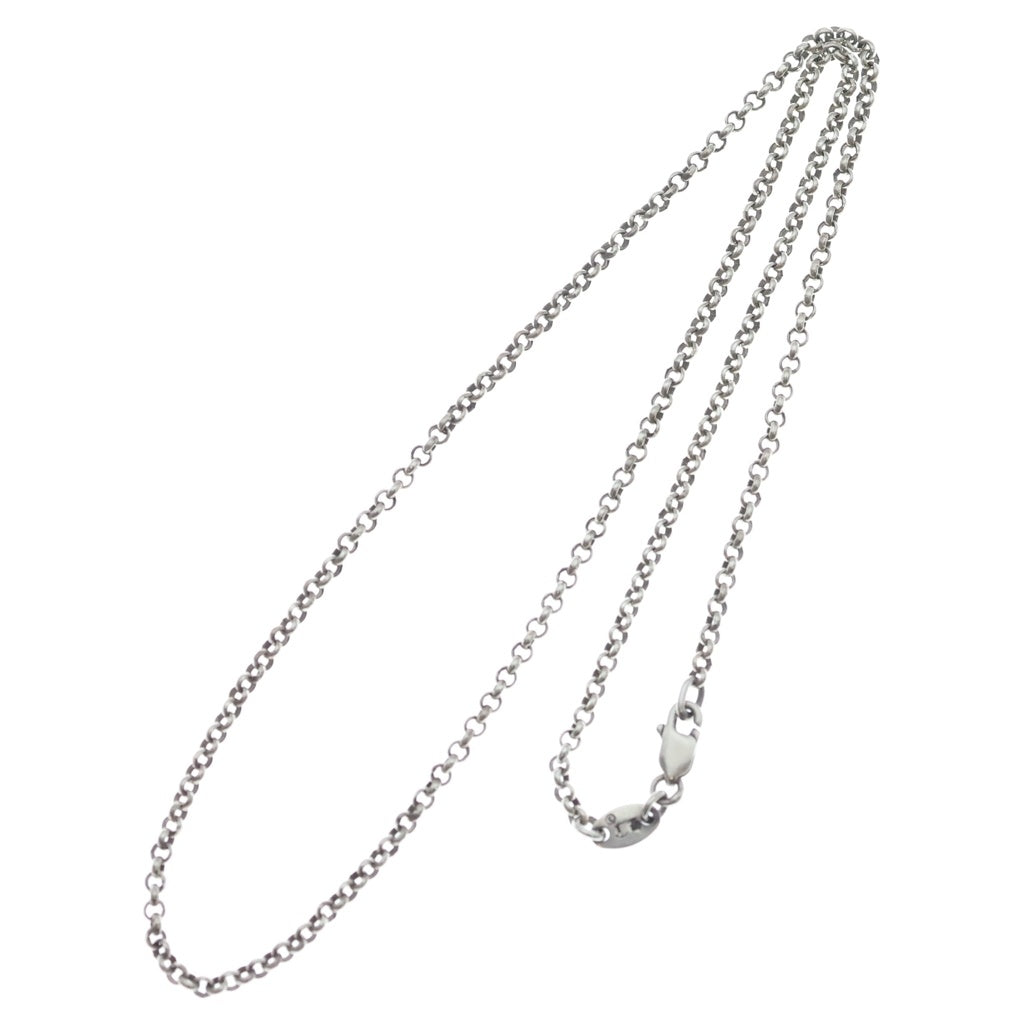CHROME HEARTS(クロムハーツ) OLD NECKCHAIN R16 ロールチェーンネックレス 16inch シルバー オールド BCA082 -