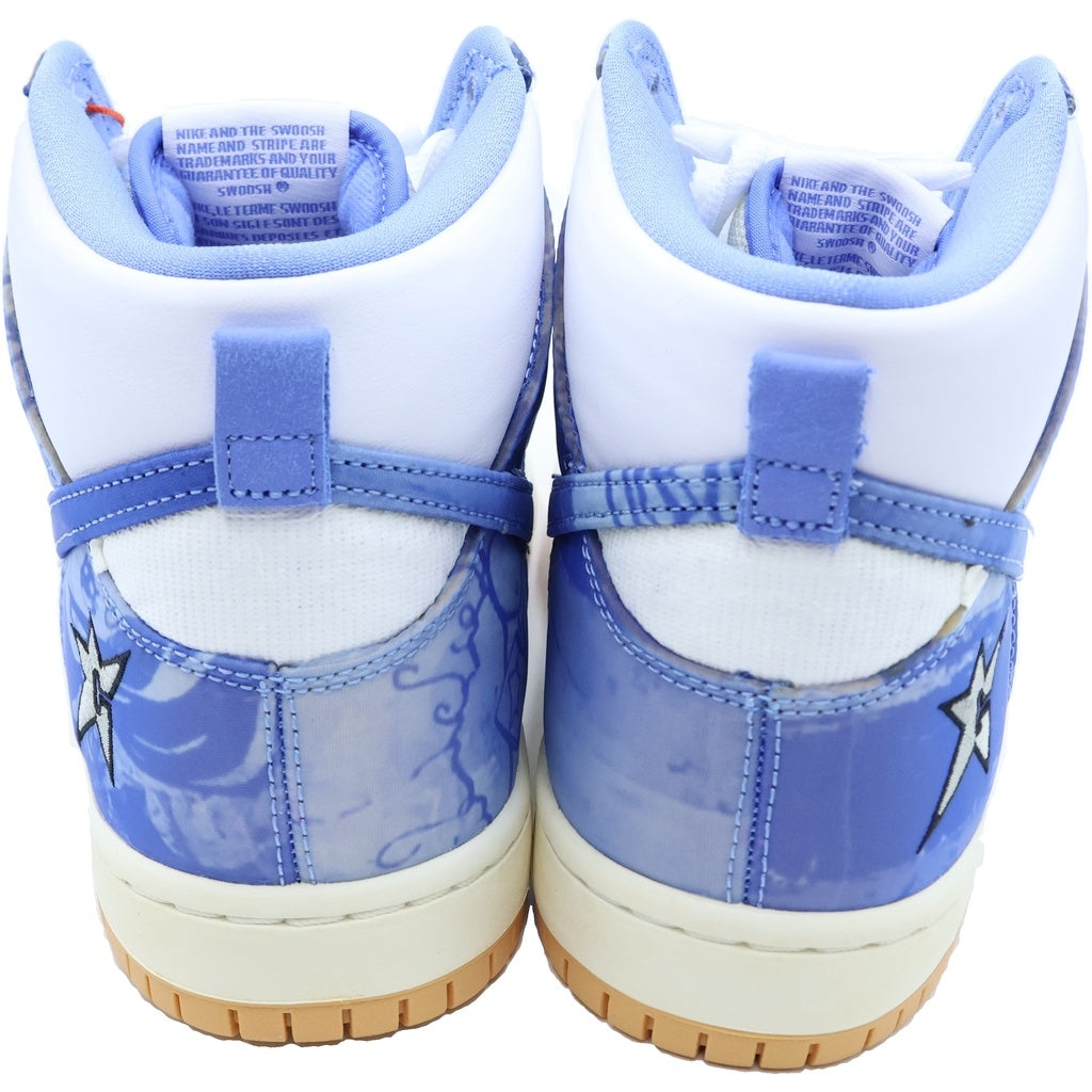 NIKE(ナイキ) ×Carpet Company DUNK HIGH SPECIAL BOX カーペットカンパニー ダンク スペシャルボックス ハイカットスニーカー ホワイト/ブルー US8.5/26.5cm CV1677-100-SP-BOX CV1677-100