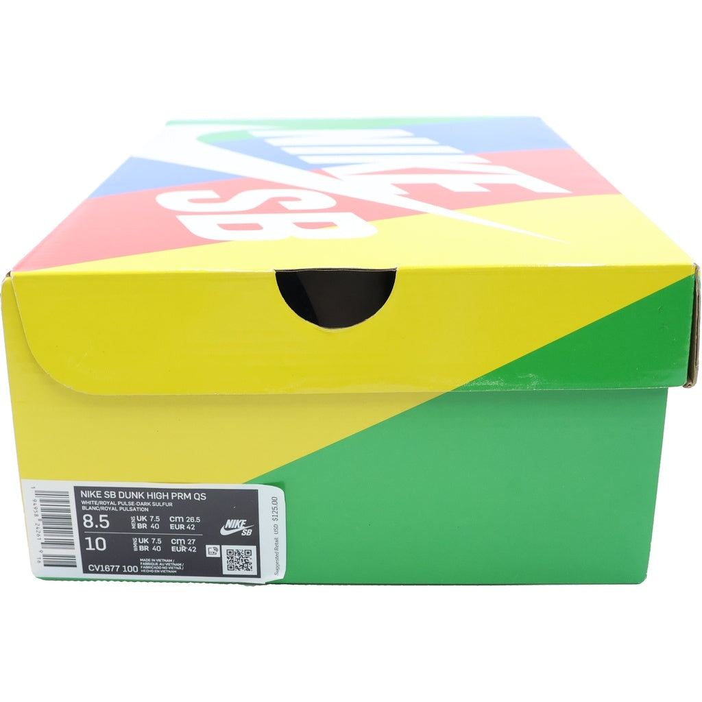 NIKE(ナイキ) ×Carpet Company DUNK HIGH SPECIAL BOX カーペットカンパニー ダンク スペシャルボックス ハイカットスニーカー ホワイト/ブルー US8.5/26.5cm CV1677-100-SP-BOX CV1677-100