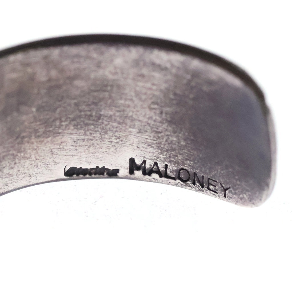 INDIAN JEWELRY(インディアンジュエリー) NAVAJO Leonard Maloney ナバホ族 レオナルドマロニー スタンプワークバングル シルバー