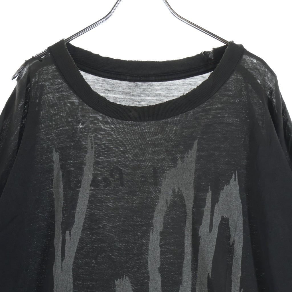 VINTAGE(ヴィンテージ) KORN LIFE IS PEACHY TEE コーン ライフ イズ ピーチー ショートスリーブ半袖Tシャツ カットソー ブラック