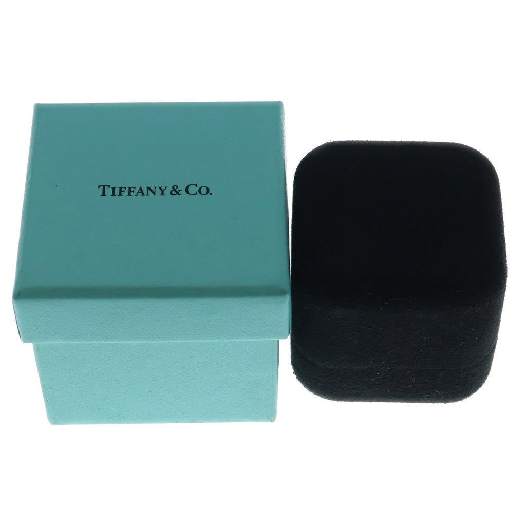 TIFFANY & Co.(ティファニー) エンブレイス バンド リング エメラルド ダイヤ プラチナ/ゴールド ‐ レディース