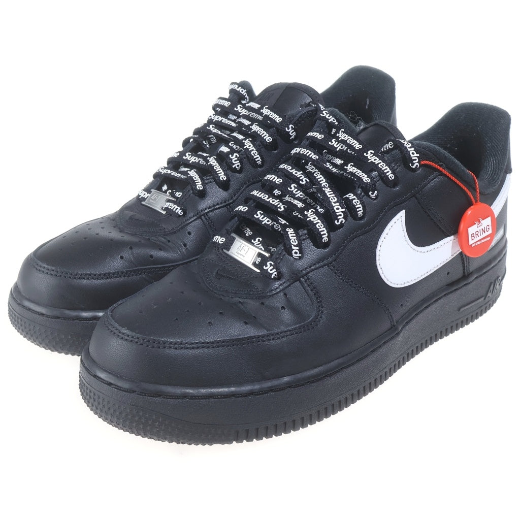 NIKE(ナイキ) ×SUPREME AIR FORCE 1 LOW CU9225-002 エアフォース1 ローカットスニーカー US8.5/26.5cm ブラック