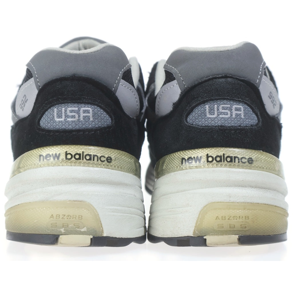 New Balance(ニューバランス) M992EB スエード ローカットスニーカー ブラック US7.5/25.5cm