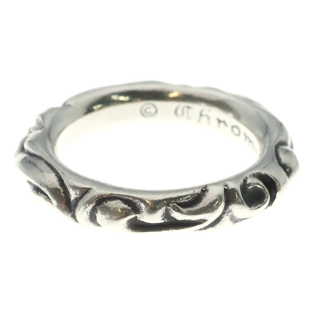 CHROME HEARTS(クロムハーツ) SCRL BAND スクロールバンド リング シルバー BCA351