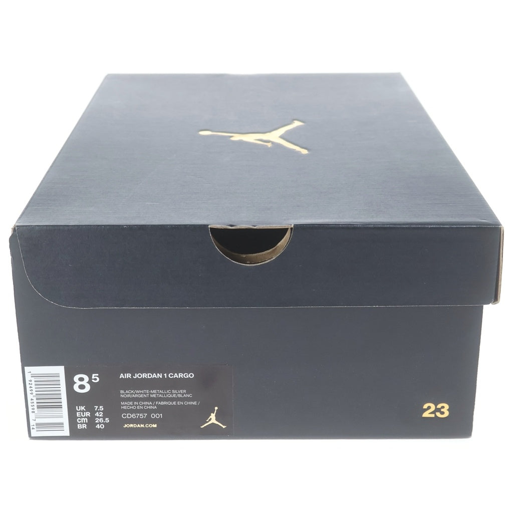 NIKE(ナイキ) AIR JORDAN 1 HIGH CARGO Light Cream エアジョーダン1 ハイカーゴ ハイカット スニーカー ブラック US8.5/26.5cm CD6757-001