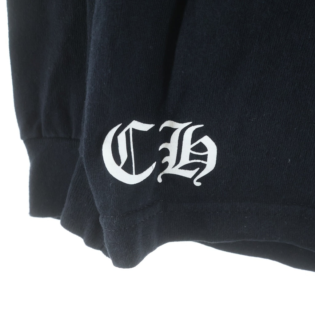 CHROME HEARTS(クロムハーツ) ARCH LOGO USA バックアーチロゴ プリントロングスリーブTシャツ 長袖カットソー ブラック
