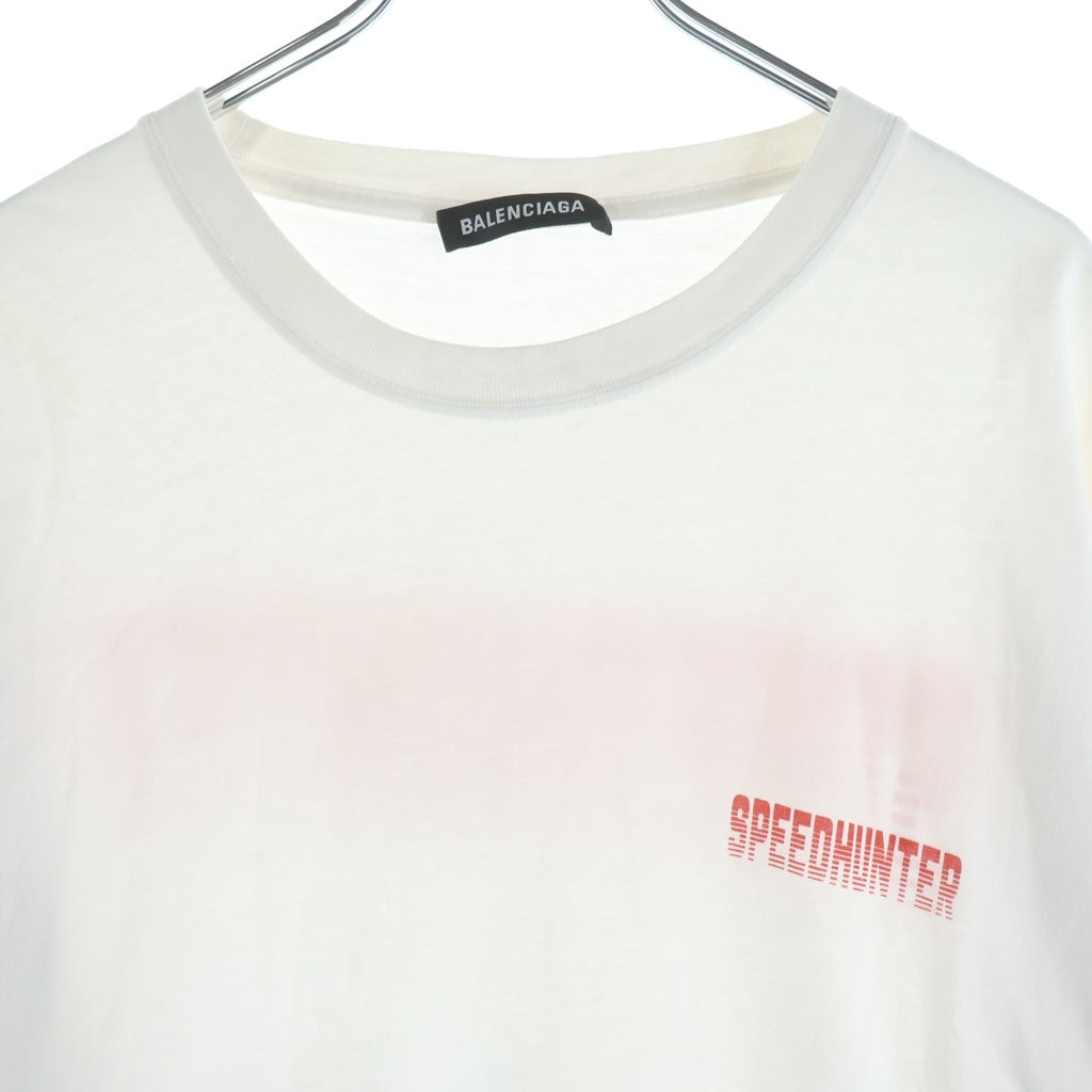 BALENCIAGA(バレンシアガ) 17AW SPEEDHUNTERS スピードハンターズ プリンテッド 半袖Tシャツ カットソー ホワイト 508209 TYK66
