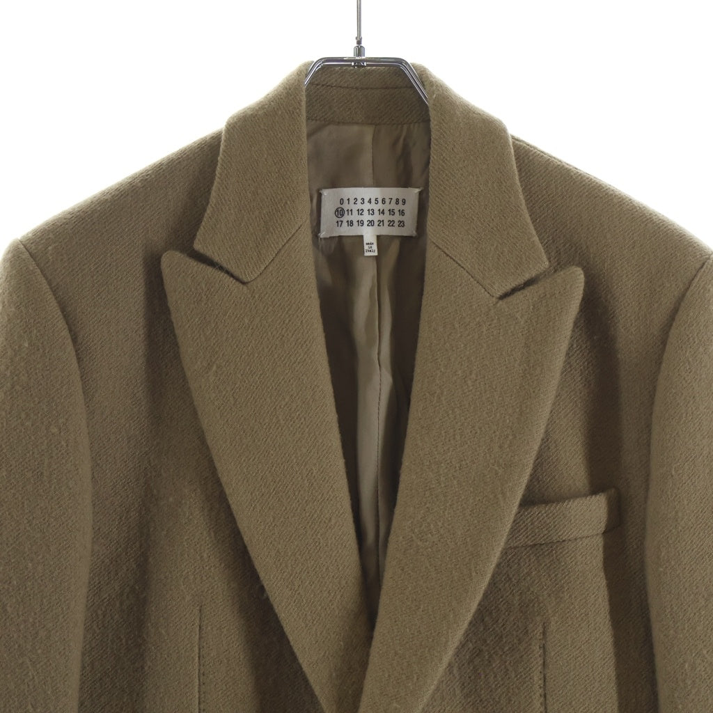 Maison Margiela(メゾンマルジェラ) 15AW Melton Wool Chester Coat メルトンウールチェスターコート ブラウン S30AA0072