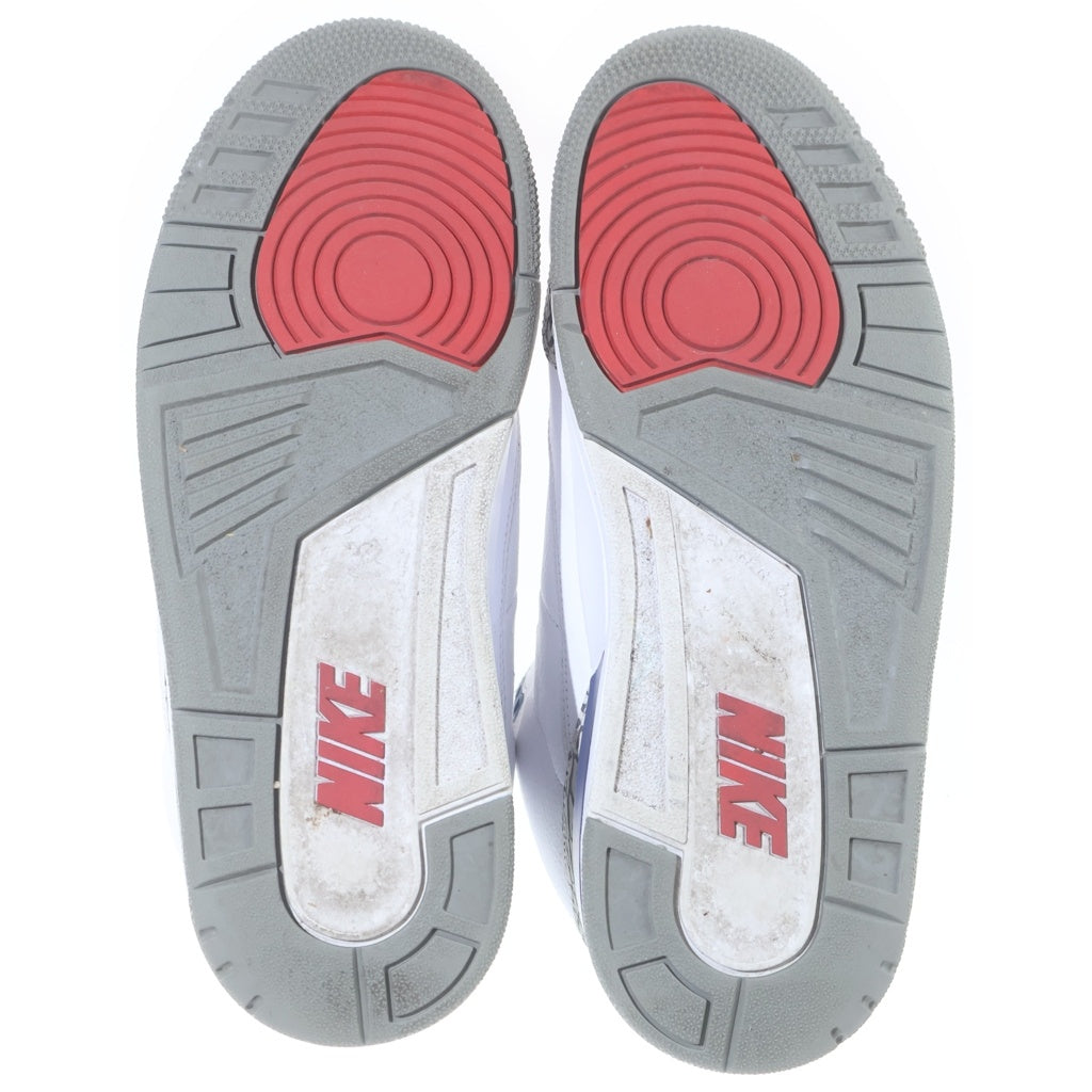 NIKE(ナイキ) AIR JORDAN 3 RETRO エアジョーダン3 レトロ トゥルー ブルー ハイカットスニーカー ホワイト/ブルー US9.5/27.5cm 854262-106