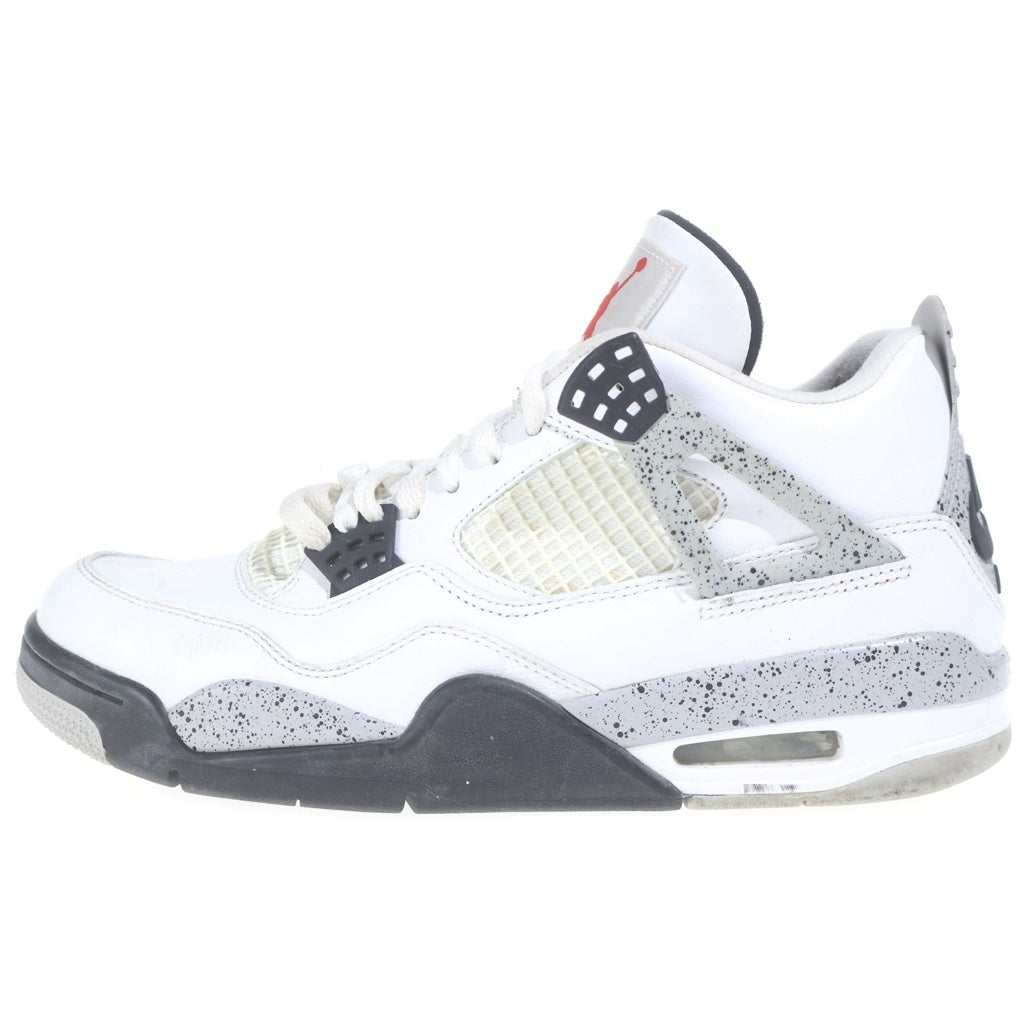 NIKE(ナイキ) 【観賞用 2015年製】 AIR JORDAN 4 RETRO OG WHITE CEMENT 840606-192 エアジョーダン レトロ ホワイトセメント ハイカットスニーカー ホワイト US9.5/27.5cm