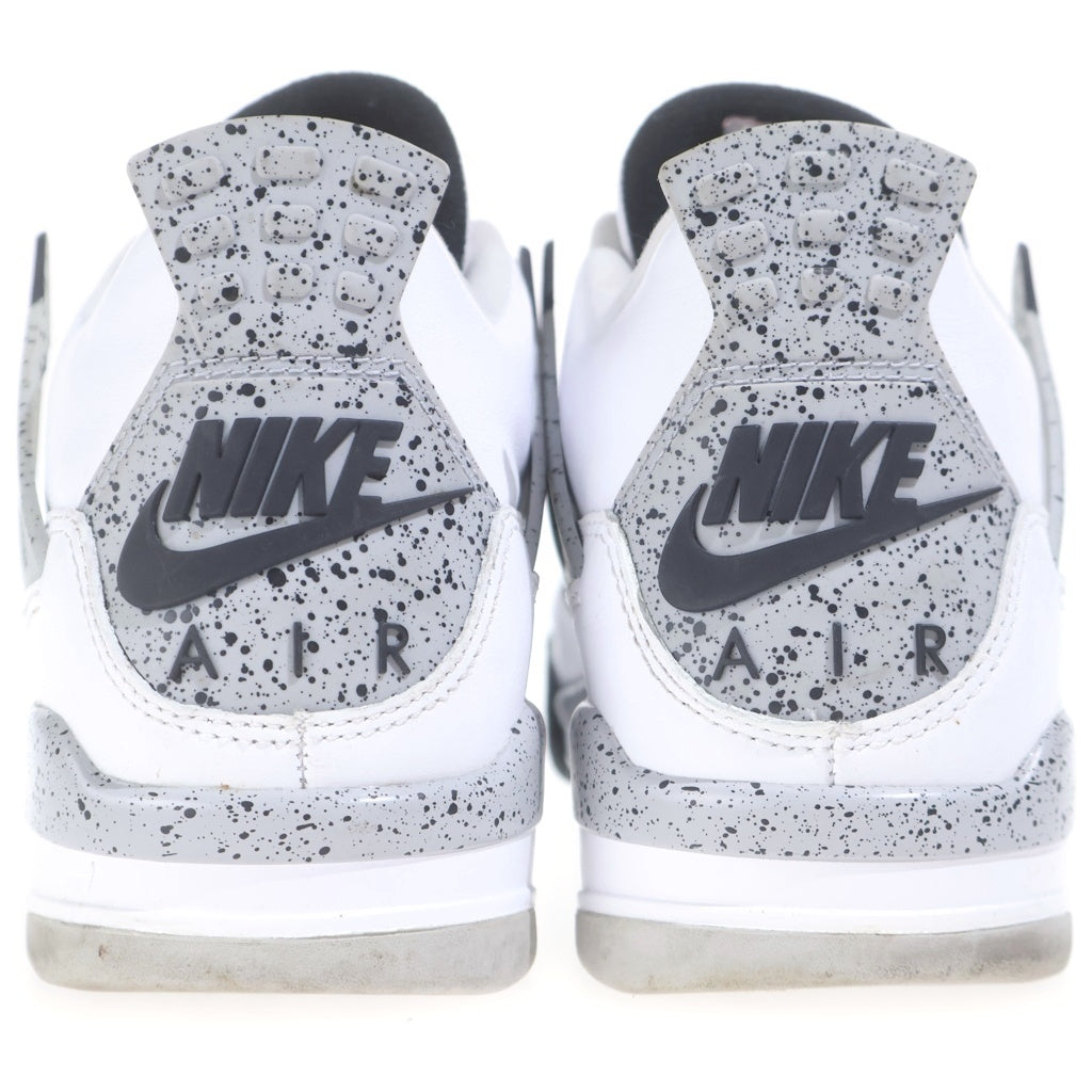 NIKE(ナイキ) 【観賞用 2015年製】 AIR JORDAN 4 RETRO OG WHITE CEMENT 840606-192 エアジョーダン レトロ ホワイトセメント ハイカットスニーカー ホワイト US9.5/27.5cm