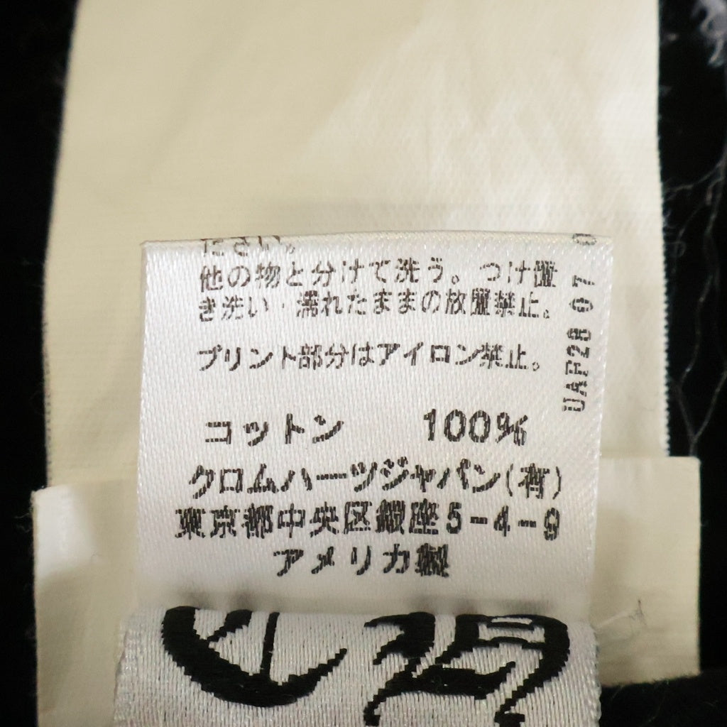 CHROME HEARTS(クロムハーツ) Made in Hollywood Multi Logo L/S Tee CHクロス プリント ロングスリーブ 長袖Tシャツ ブラック ‐