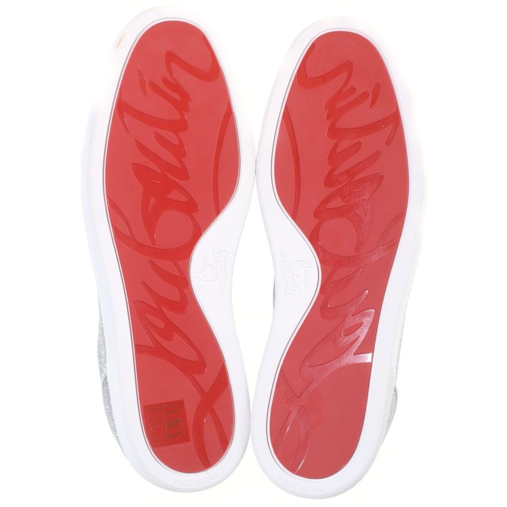 CHRISTIAN LOUBOUTIN(クリスチャンルブタン) LOUIS JUNIOR P PIK STRASS ルイス ジュニア ピック ストラス ローカットスニーカー シルバー 3221243