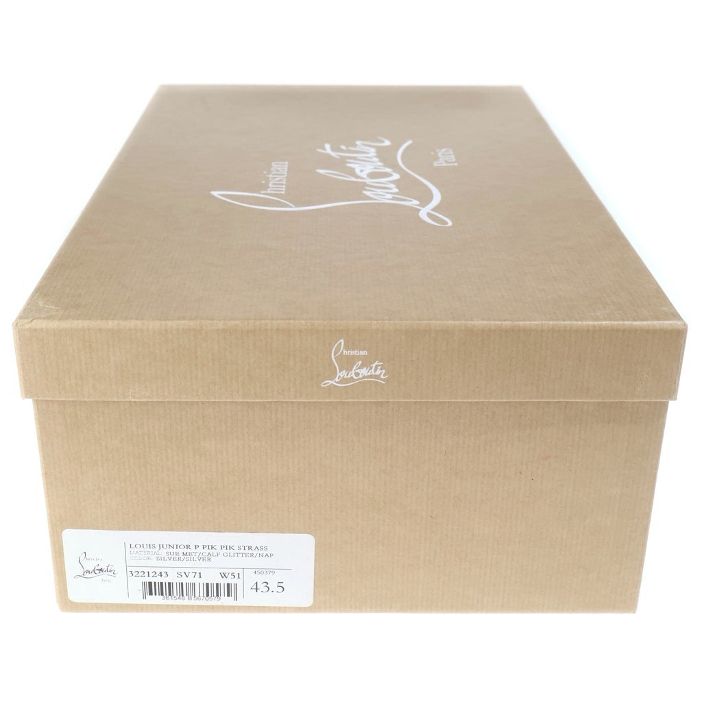 CHRISTIAN LOUBOUTIN(クリスチャンルブタン) LOUIS JUNIOR P PIK STRASS ルイス ジュニア ピック ストラス ローカットスニーカー シルバー 3221243