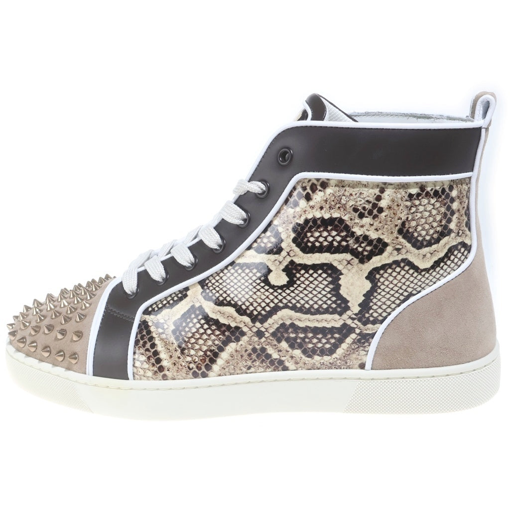 CHRISTIAN LOUBOUTIN(クリスチャンルブタン) LOU SPIKES ORLATO FLAT ルースパイクス オルラート フラット ハイカットスニーカー マルチ 3240096