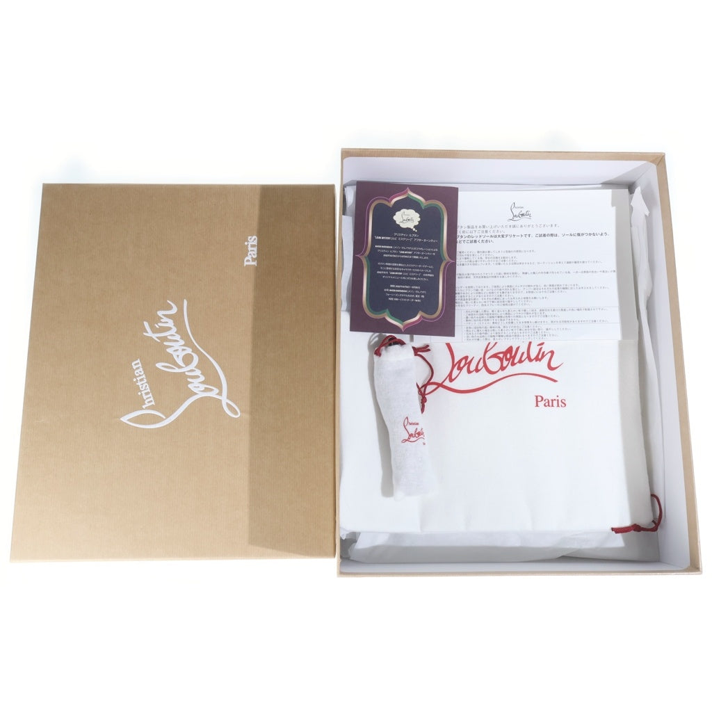 CHRISTIAN LOUBOUTIN(クリスチャンルブタン) LOUIS THE LIPS FLAT ルイ ザ リップス フラット ハイカットスニーカー ブラック 3221239