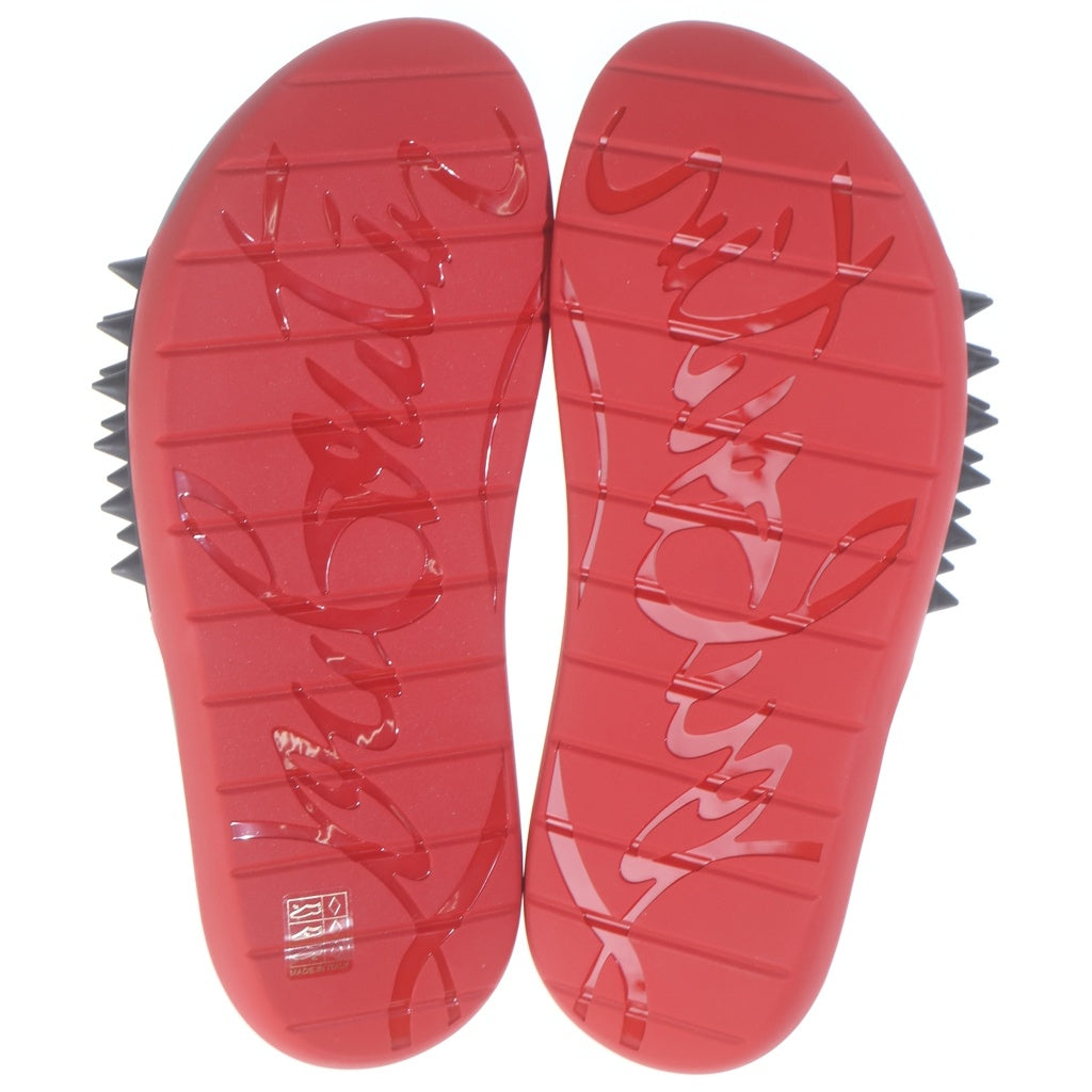 CHRISTIAN LOUBOUTIN(クリスチャンルブタン) TAKE IT EASY FLAT テイク イット イージー フラット サンダル ブラック 1240945