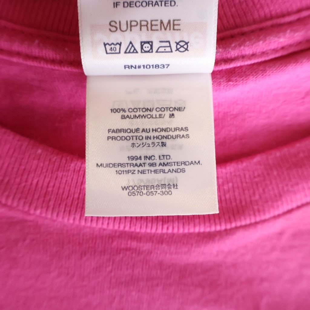 SUPREME(シュプリーム) 25SS Mouse Tee マウスグラフィックプリンテッド 半袖Tシャツ カットソー ピンク