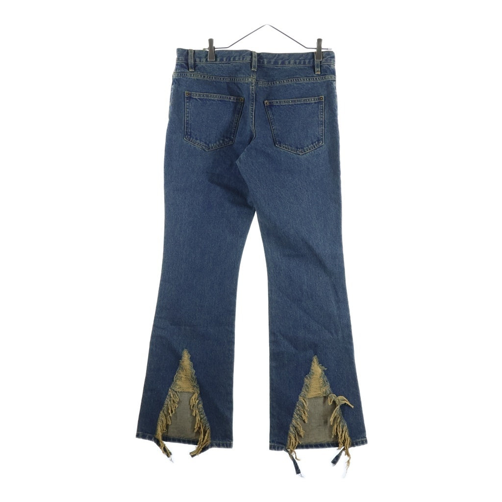 JUN / NAKAYAMA(ジュンナカヤマ) CRASH DENIM PANTS クラッシュデニムパンツ インディゴ JN-SS24-018
