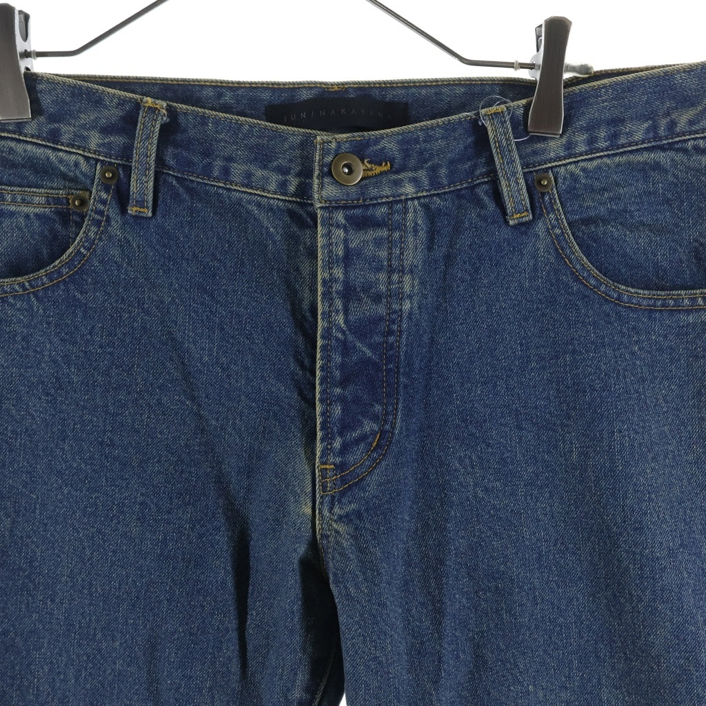JUN / NAKAYAMA(ジュンナカヤマ) CRASH DENIM PANTS クラッシュデニムパンツ インディゴ JN-SS24-018
