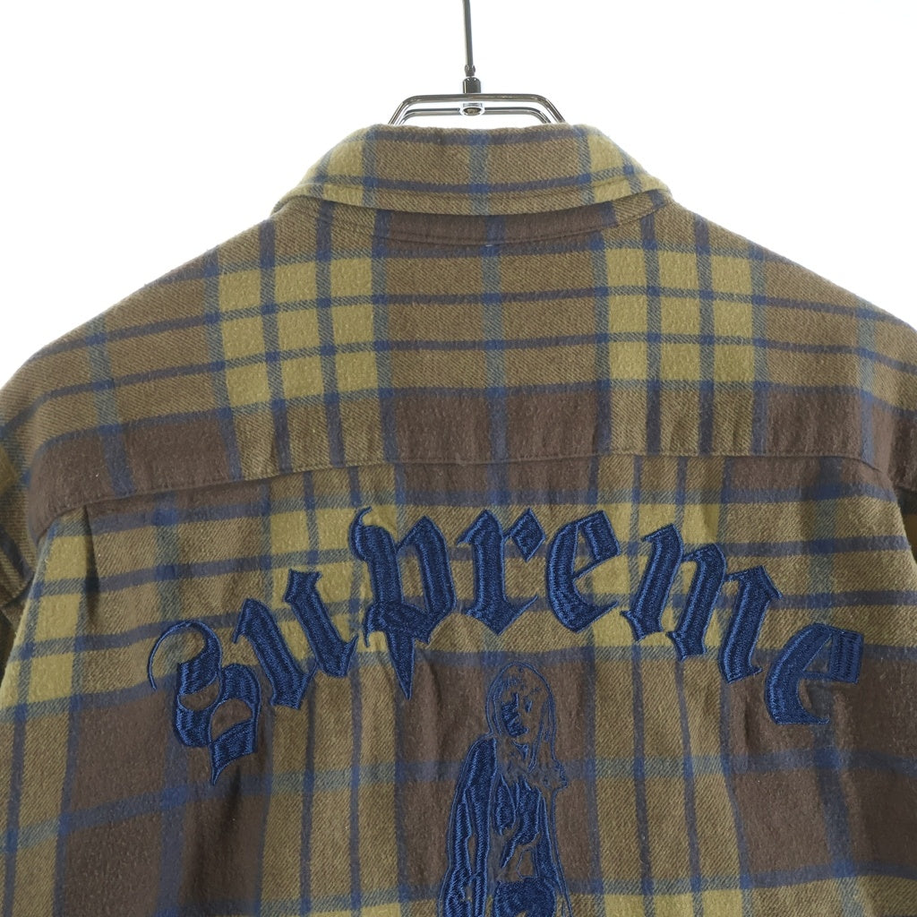 SUPREME(シュプリーム) 21SS ×HYSTERIC GLAMOUR Plaid Flannel Shirt ×ヒステリックグラマー プレイド フランネル シャツ ブラウン