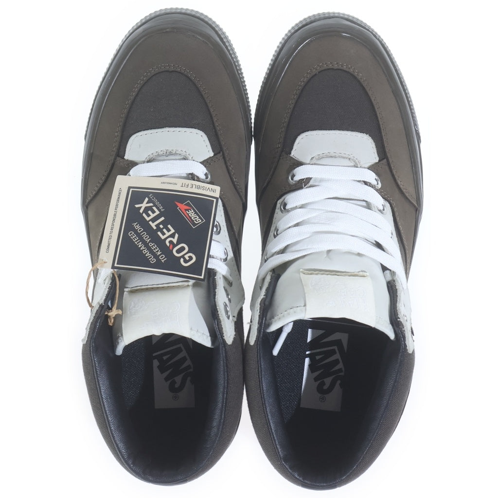 VANS(ヴァンズ) PREMIUM HALF CAB 33 GORE-TEX ハーフキャブ ミドルカットスニーカー ブラウン/ホワイト VN000DADEMP