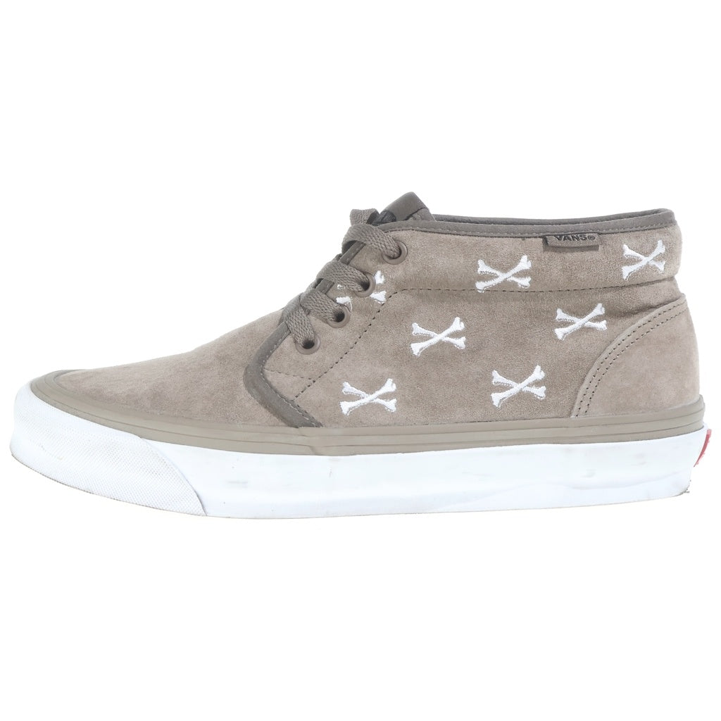 VANS(ヴァンズ) ×WTAPS OG Chukka Lx スエード ハイカット スニーカー ベージュ US9/27cm 507452