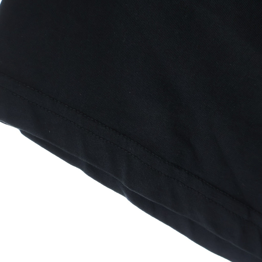 RAF SIMONS(ラフシモンズ) 22SS Small fit doubled T-shirt 再構築 レイヤード 半袖Tシャツ カットソー ブラック 221-141A