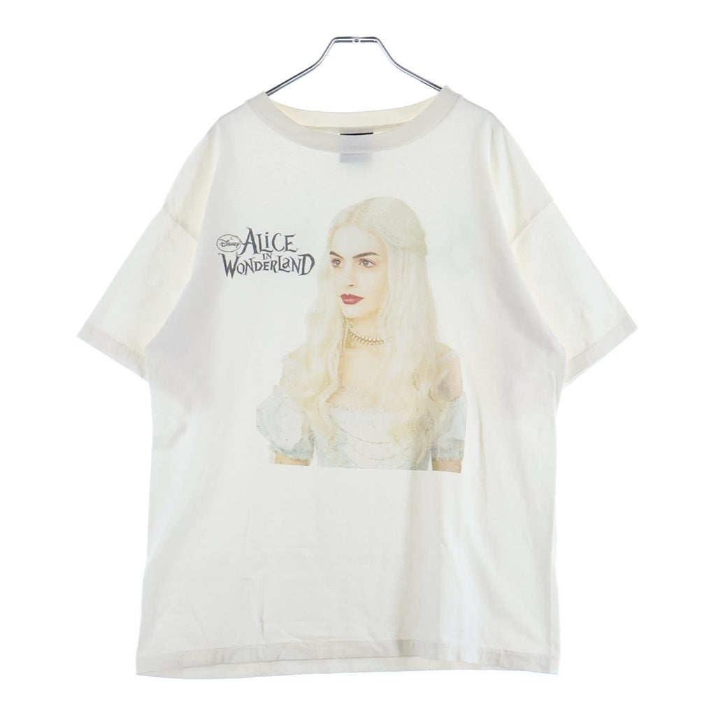 SAINT MICHAEL(セントマイケル) DS SS TEE アリスインワンダーランド プリント 半袖 カットソー ホワイト
